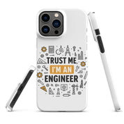 Cover iPhone Resistente – Compatibile con Ricarica Wireless – Design Trust Me i'm an engineer-Biiply
