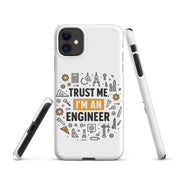 Cover iPhone Resistente – Compatibile con Ricarica Wireless – Design Trust Me i'm an engineer-Biiply