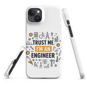 Cover iPhone Resistente – Compatibile con Ricarica Wireless – Design Trust Me i'm an engineer-Biiply