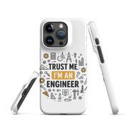 Cover iPhone Resistente – Compatibile con Ricarica Wireless – Design Trust Me i'm an engineer-Biiply
