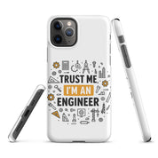 Cover iPhone Resistente – Compatibile con Ricarica Wireless – Design Trust Me i'm an engineer-Biiply