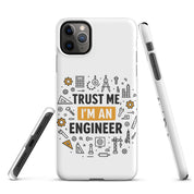Cover iPhone Resistente – Compatibile con Ricarica Wireless – Design Trust Me i'm an engineer-Biiply