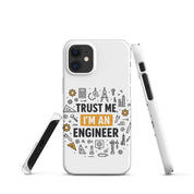 Cover iPhone Resistente – Compatibile con Ricarica Wireless – Design Trust Me i'm an engineer-Biiply