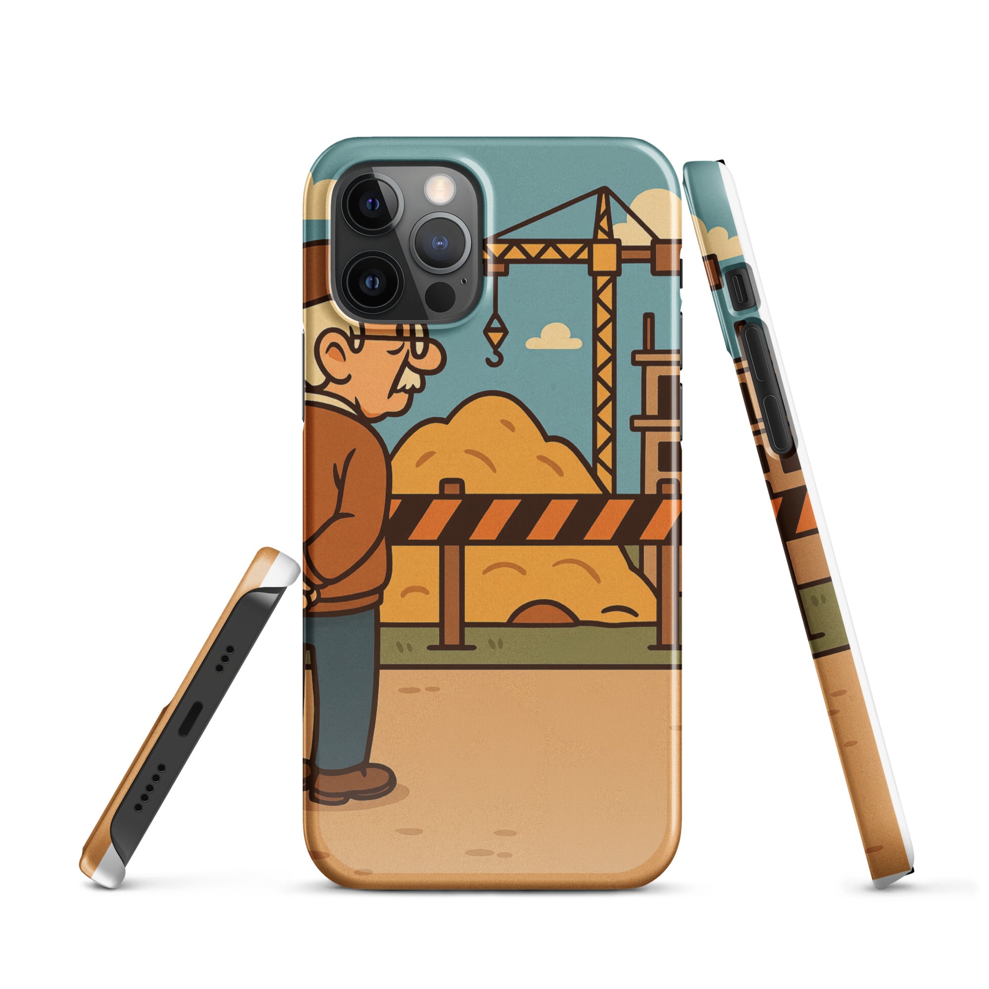 Cover iPhone Resistente – Compatibile con Ricarica Wireless – Design Umarel-Biiply
