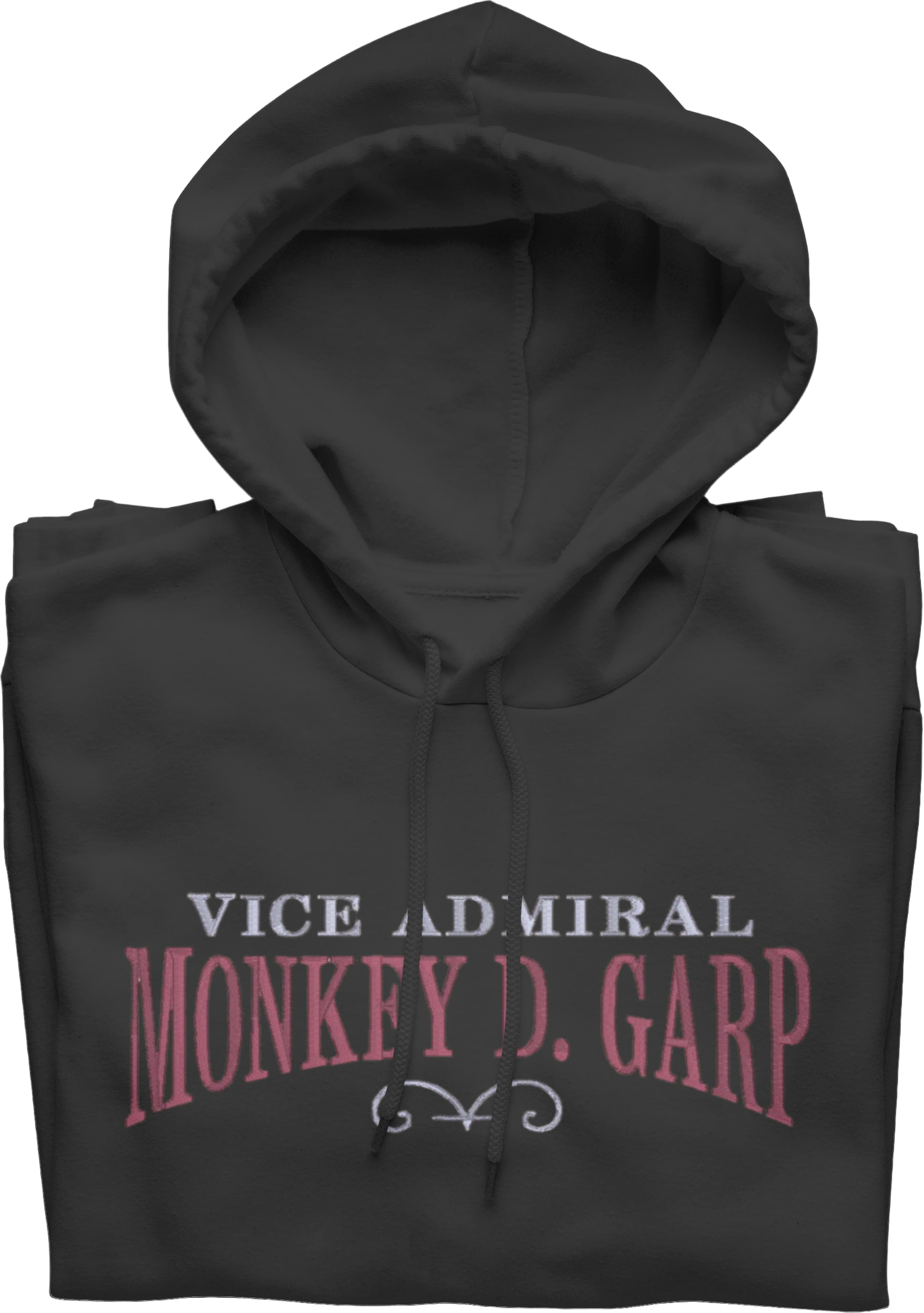 Felpa Ricamata Anteriormente e Posteriormente Unisex – Morbida con Cappuccio e Tasca Frontale – Vice Admiral Garp-Biiply