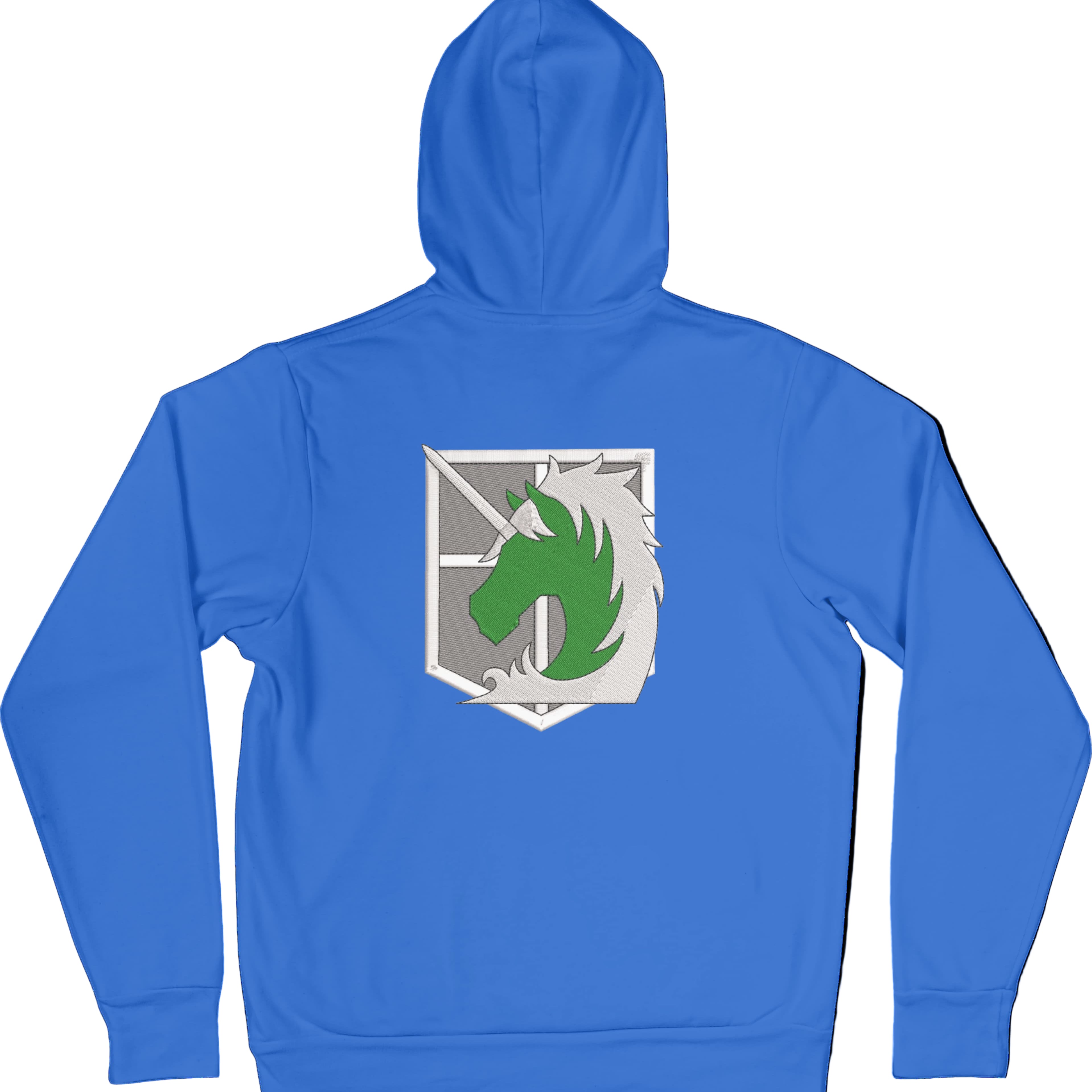 Felpa Ricamata Posteriormente Unisex – Morbida con Cappuccio e Tasca Frontale – Corpo di Gendarmeria-Biiply