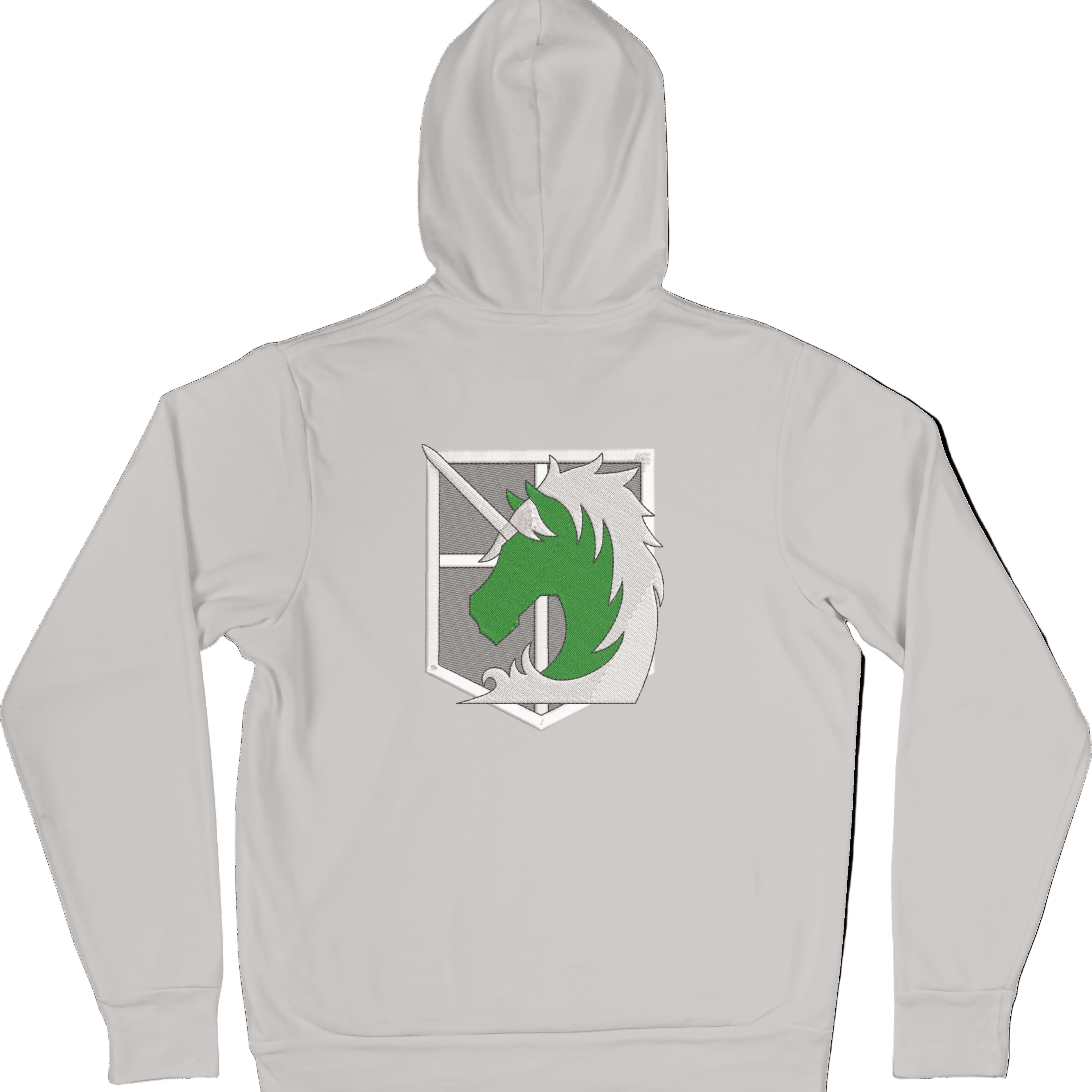 Felpa Ricamata Posteriormente Unisex – Morbida con Cappuccio e Tasca Frontale – Corpo di Gendarmeria-Biiply