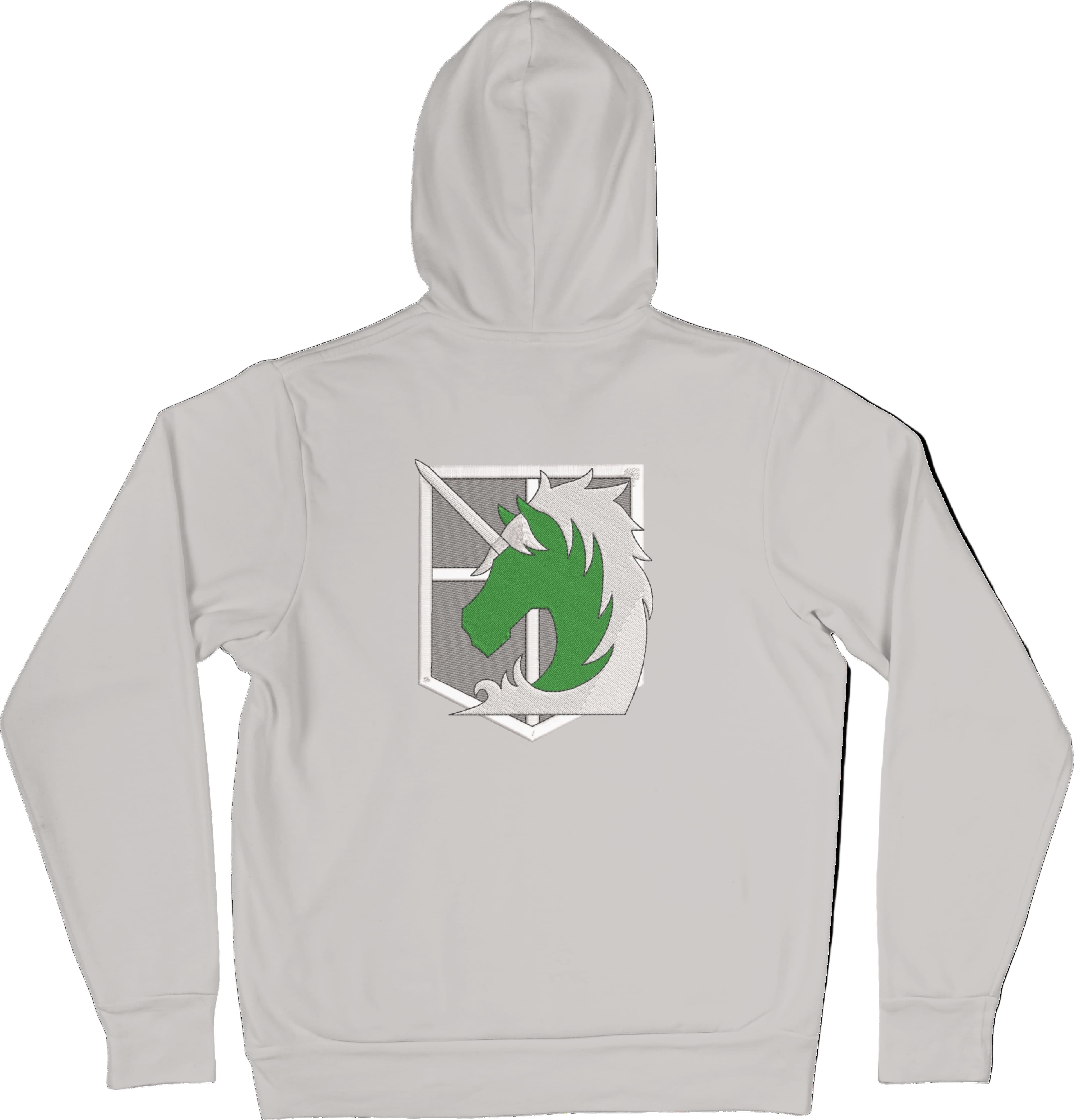 Felpa Ricamata Posteriormente Unisex – Morbida con Cappuccio e Tasca Frontale – Corpo di Gendarmeria-Biiply
