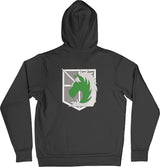 Sudadera Bordada en la Espalda Unisex – Suave con Capucha y Bolsillo Delantero – Cuerpo de Gendarmería