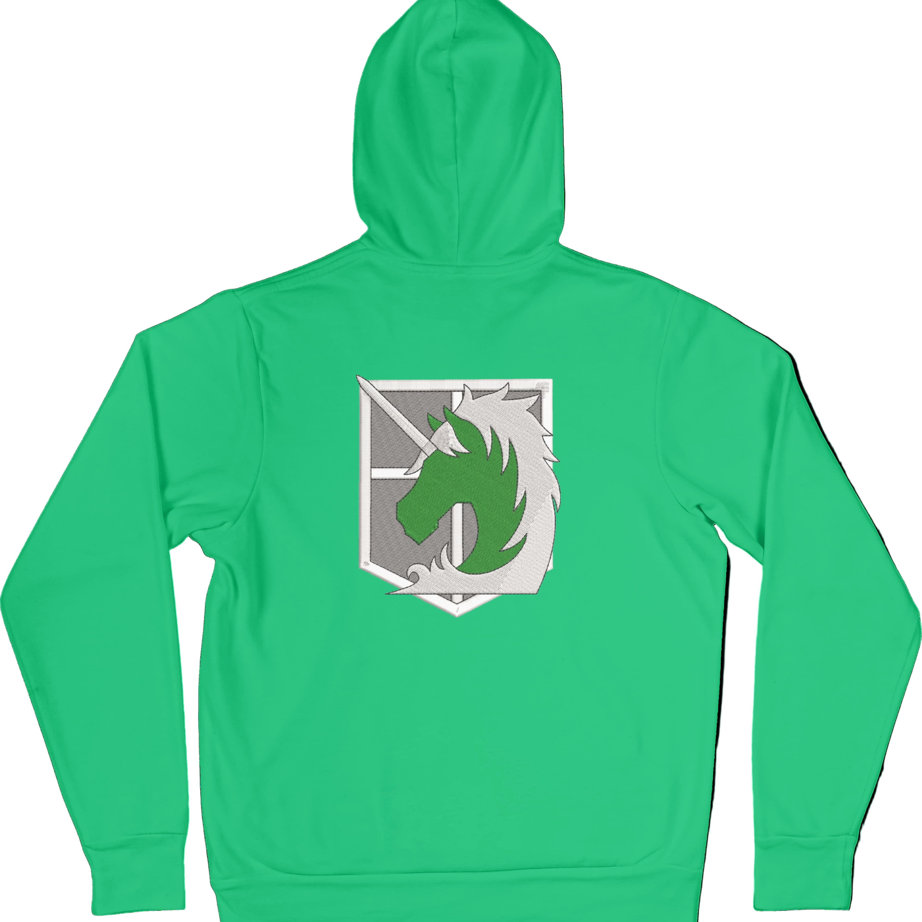 Felpa Ricamata Posteriormente Unisex – Morbida con Cappuccio e Tasca Frontale – Corpo di Gendarmeria-Biiply