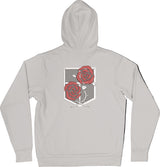 Felpa Ricamata Posteriormente Unisex – Morbida con Cappuccio e Tasca Frontale – Corpo di Guarnigione