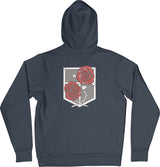 Unisex Back Embroidered Sweatshirt – Soft with Hood and Front Pocket – Garrison Corps