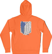 Felpa Ricamata Posteriormente Unisex – Morbida con Cappuccio e Tasca Frontale – Stile Streetwear – Ali Della Liberta-Biiply