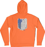 Felpa Ricamata Posteriormente Unisex – Morbida con Cappuccio e Tasca Frontale – Stile Streetwear – Ali Della Liberta