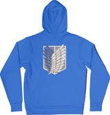 Felpa Ricamata Posteriormente Unisex – Morbida con Cappuccio e Tasca Frontale – Stile Streetwear – Ali Della Liberta