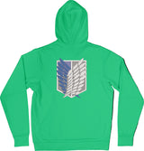 Felpa Ricamata Posteriormente Unisex – Morbida con Cappuccio e Tasca Frontale – Stile Streetwear – Ali Della Liberta