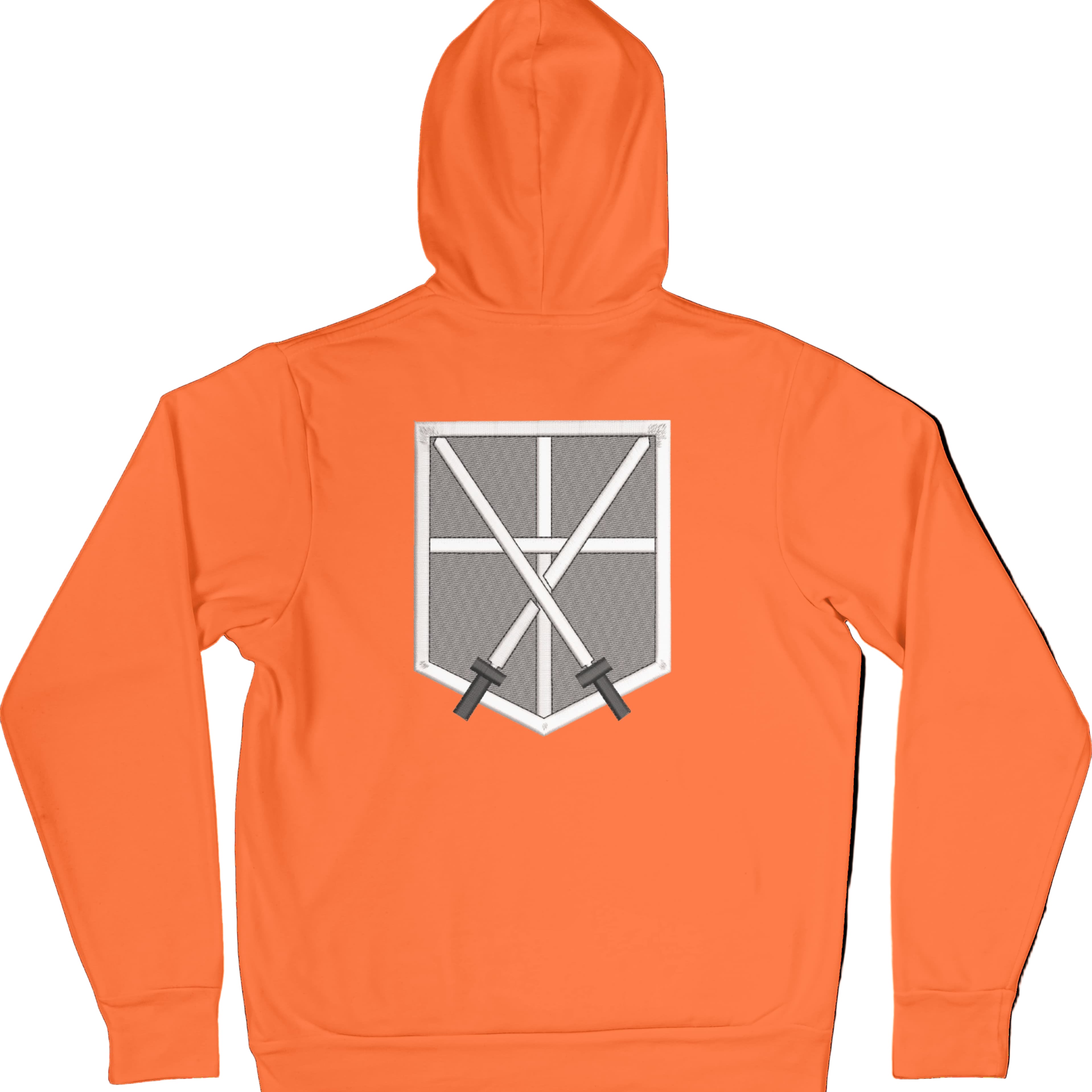 Felpa Ricamata Posteriormente Unisex – Morbida con Cappuccio e Tasca Frontale – Stile Streetwear – Corpo Addestramento Cadetti-Biiply