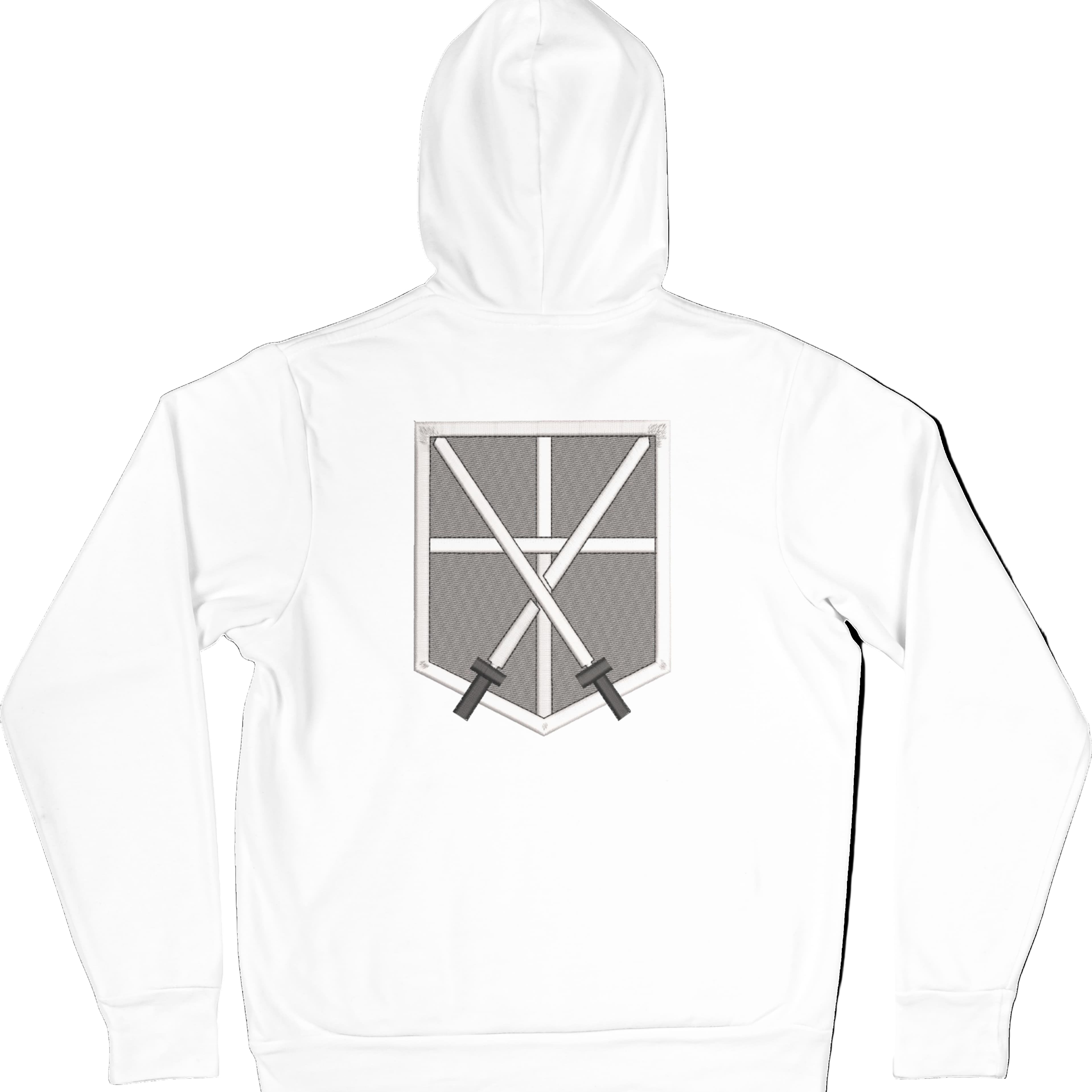 Felpa Ricamata Posteriormente Unisex – Morbida con Cappuccio e Tasca Frontale – Stile Streetwear – Corpo Addestramento Cadetti-Biiply