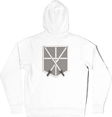 Felpa Ricamata Posteriormente Unisex – Morbida con Cappuccio e Tasca Frontale – Stile Streetwear – Corpo Addestramento Cadetti