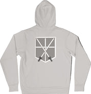 Felpa Ricamata Posteriormente Unisex – Morbida con Cappuccio e Tasca Frontale – Stile Streetwear – Corpo Addestramento Cadetti-Biiply