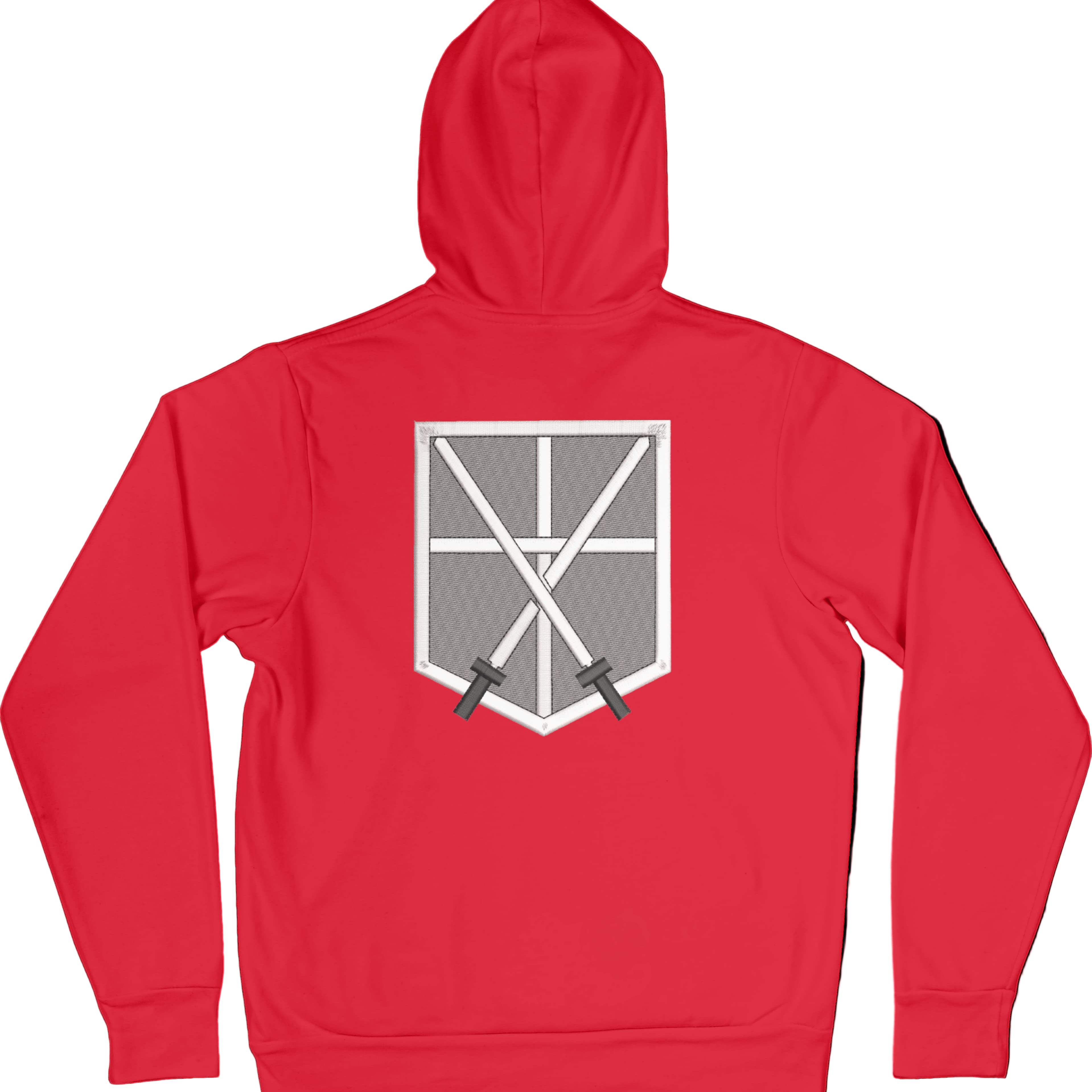 Felpa Ricamata Posteriormente Unisex – Morbida con Cappuccio e Tasca Frontale – Stile Streetwear – Corpo Addestramento Cadetti-Biiply