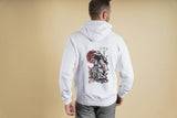 Unisex Embroidered Hoodie – Soft and Comfortable – Geisha Design
