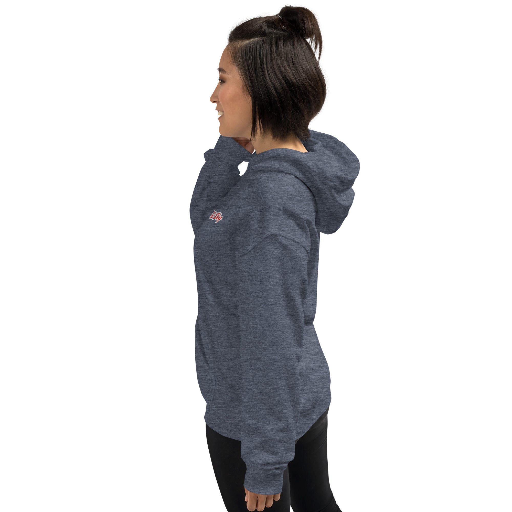 Felpa Ricamata Unisex – Morbida con Cappuccio e Tasca Frontale – Stile Streetwear – A Tal Dèg