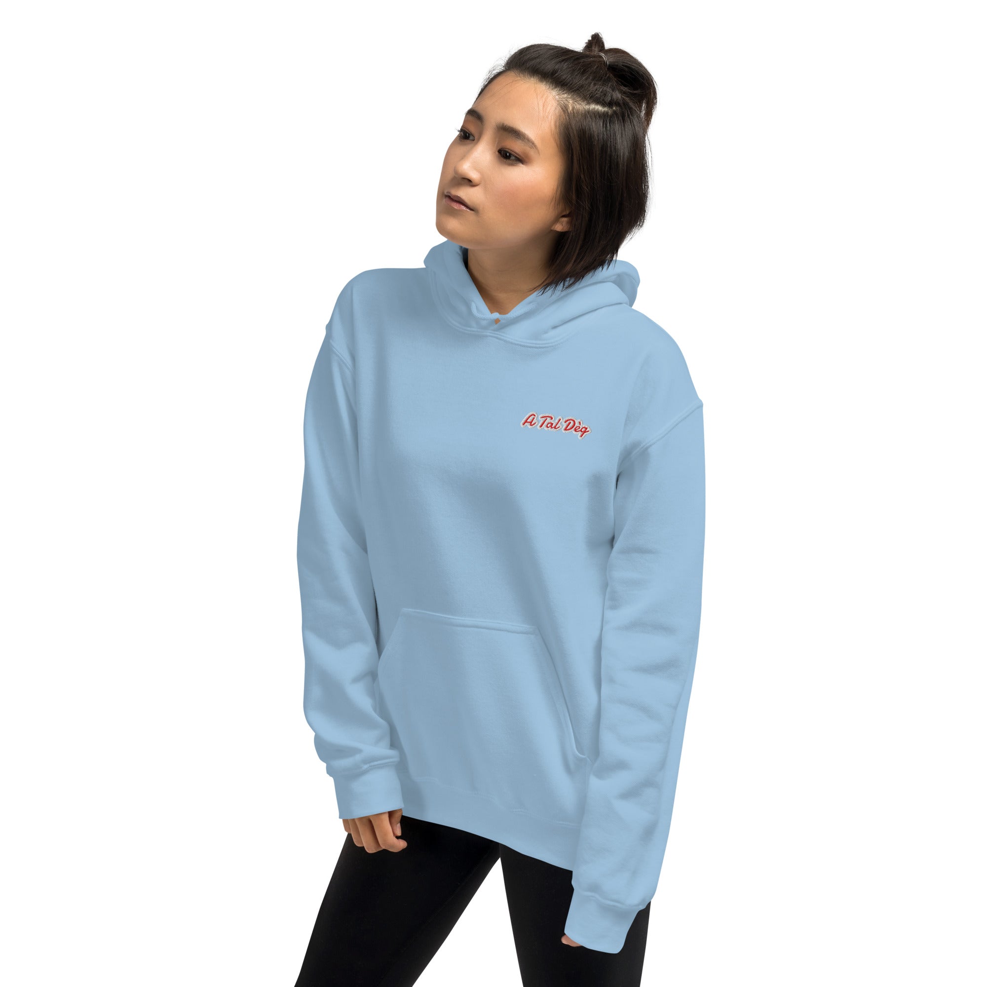 Felpa Ricamata Unisex – Morbida con Cappuccio e Tasca Frontale – Stile Streetwear – A Tal Dèg