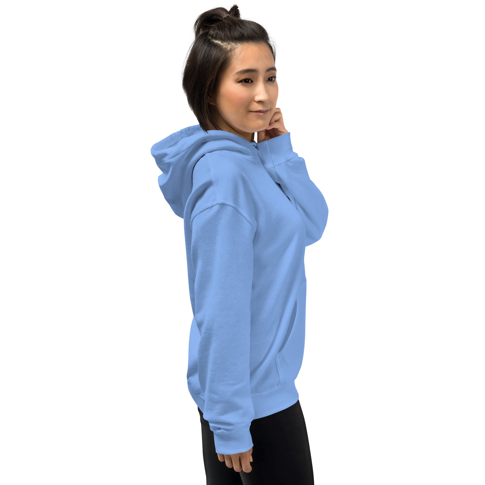 Felpa Ricamata Unisex – Morbida con Cappuccio e Tasca Frontale – Stile Streetwear – Canarino Giallo Blu