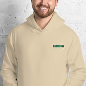 Felpa Ricamata Unisex – Morbida con Cappuccio e Tasca Frontale – Stile Streetwear – Cashflow