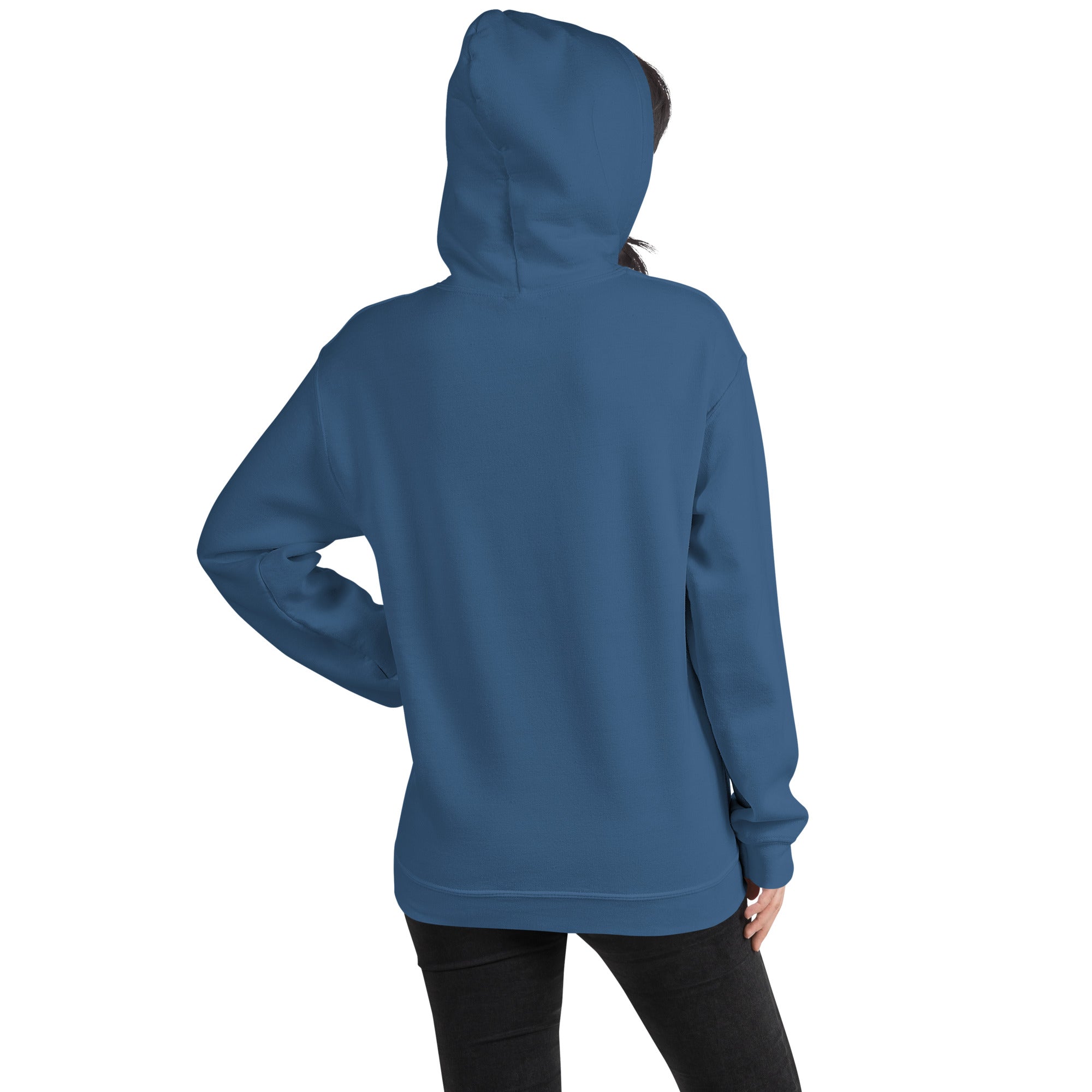 Felpa Ricamata Unisex – Morbida con Cappuccio e Tasca Frontale – Stile Streetwear – Ciliegio