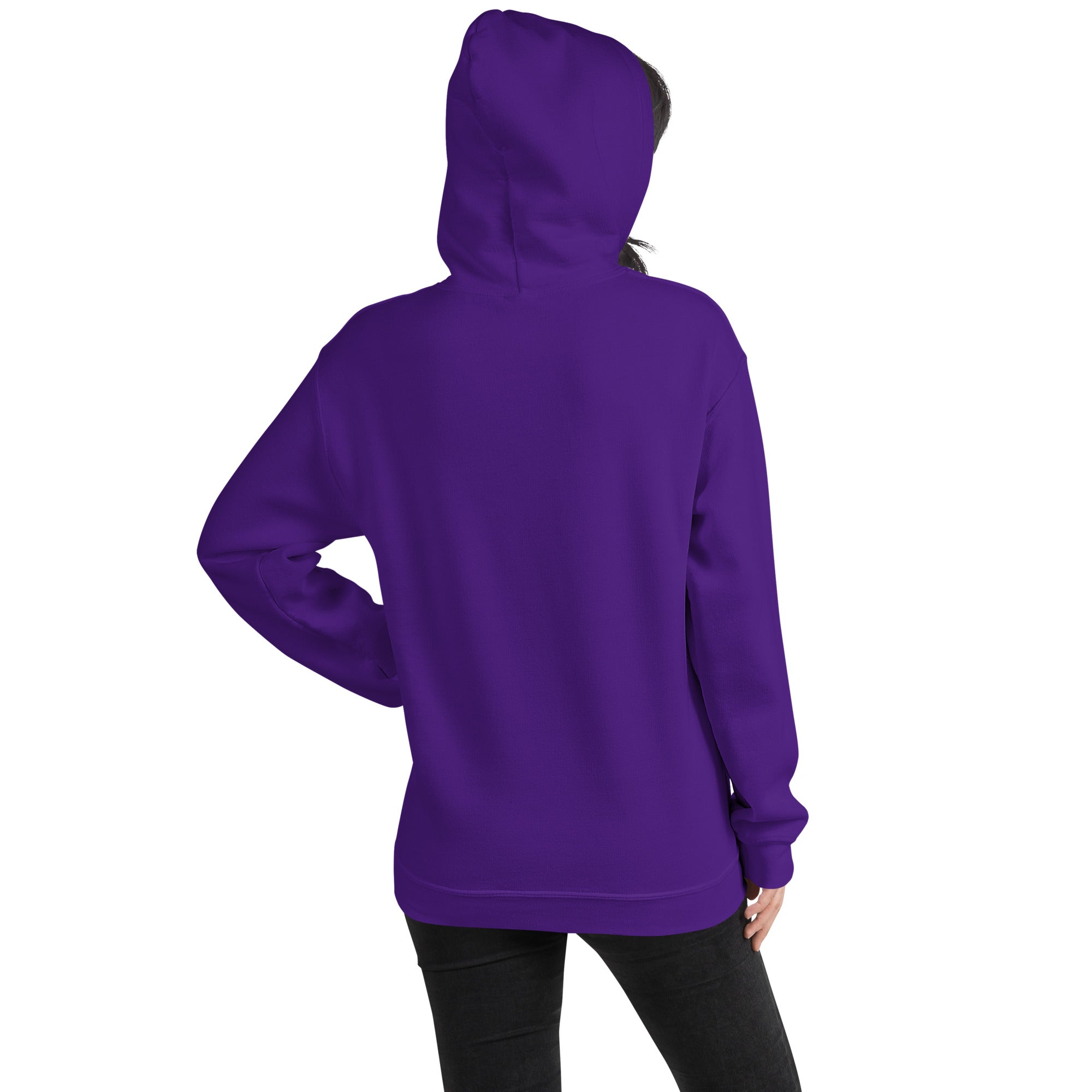 Felpa Ricamata Unisex – Morbida con Cappuccio e Tasca Frontale – Stile Streetwear – Ciliegio