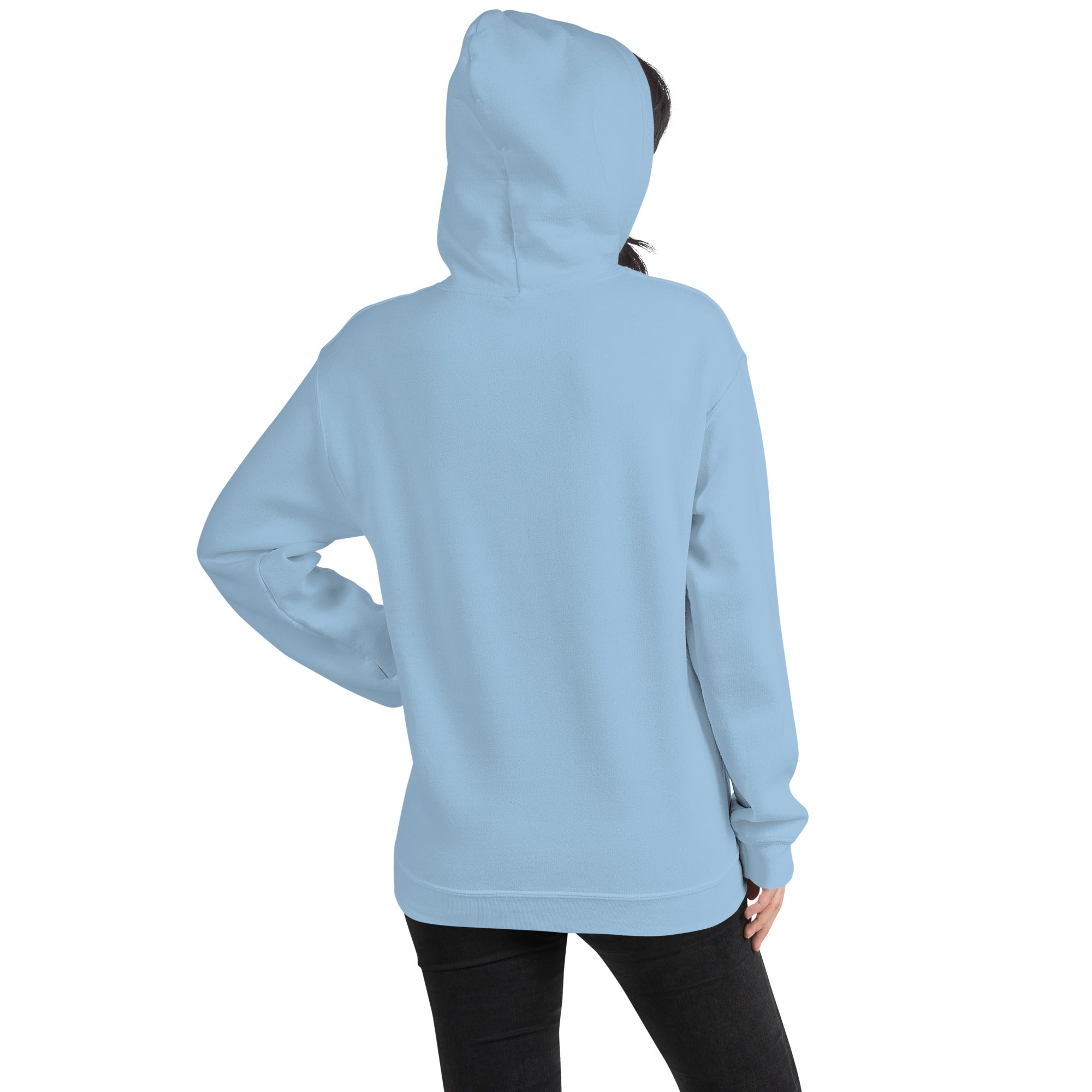 Felpa Ricamata Unisex – Morbida con Cappuccio e Tasca Frontale – Stile Streetwear – Ciliegio
