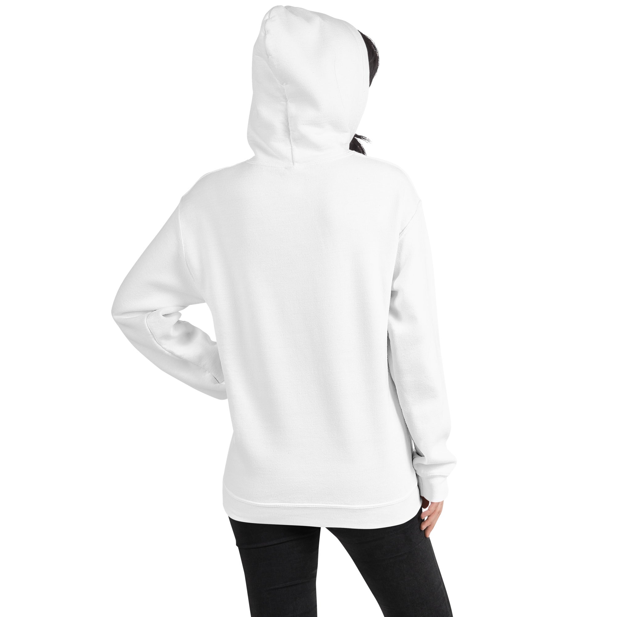 Felpa Ricamata Unisex – Morbida con Cappuccio e Tasca Frontale – Stile Streetwear – Ciliegio