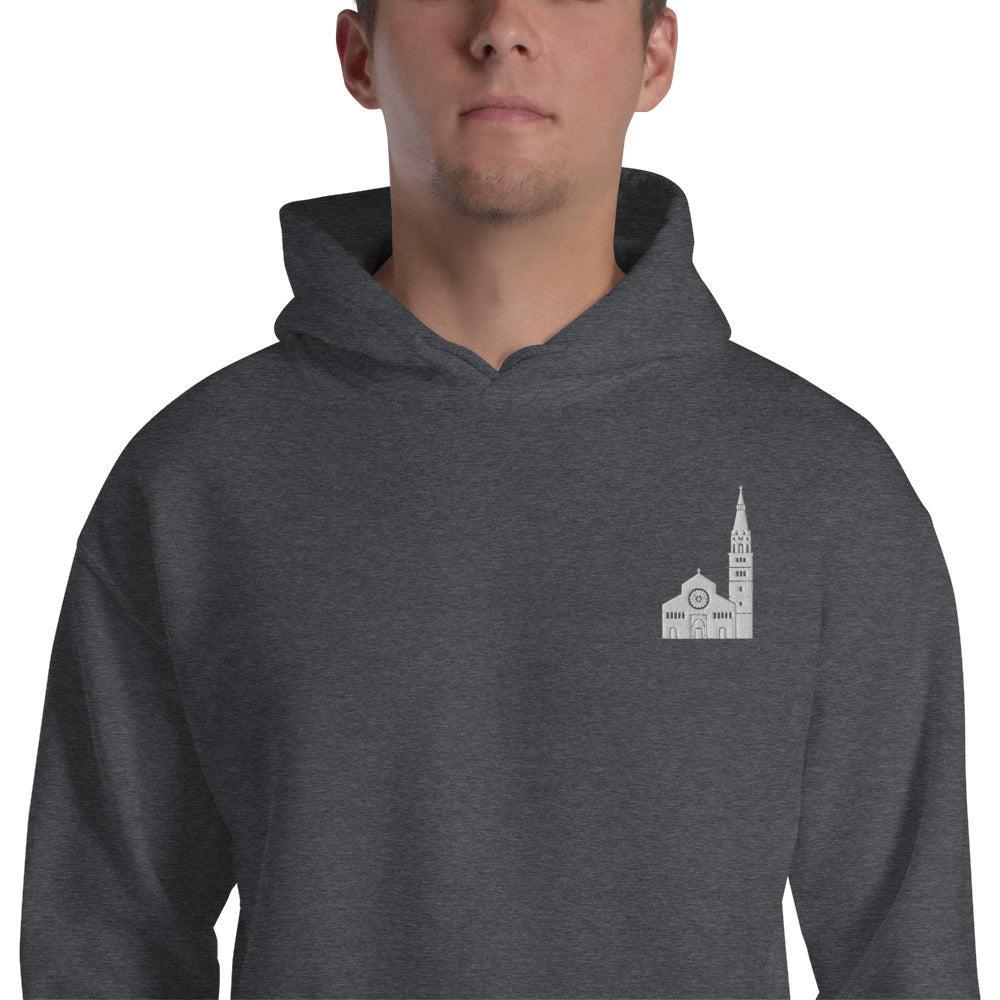 Felpa Ricamata Unisex – Morbida con Cappuccio e Tasca Frontale – Stile Streetwear – Ghirlandina Modena