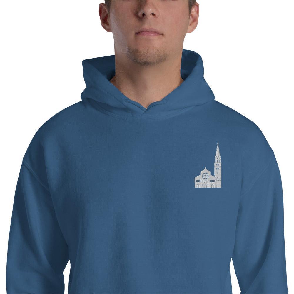 Felpa Ricamata Unisex – Morbida con Cappuccio e Tasca Frontale – Stile Streetwear – Ghirlandina Modena