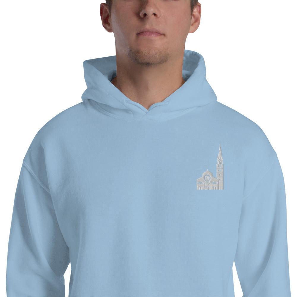 Felpa Ricamata Unisex – Morbida con Cappuccio e Tasca Frontale – Stile Streetwear – Ghirlandina Modena