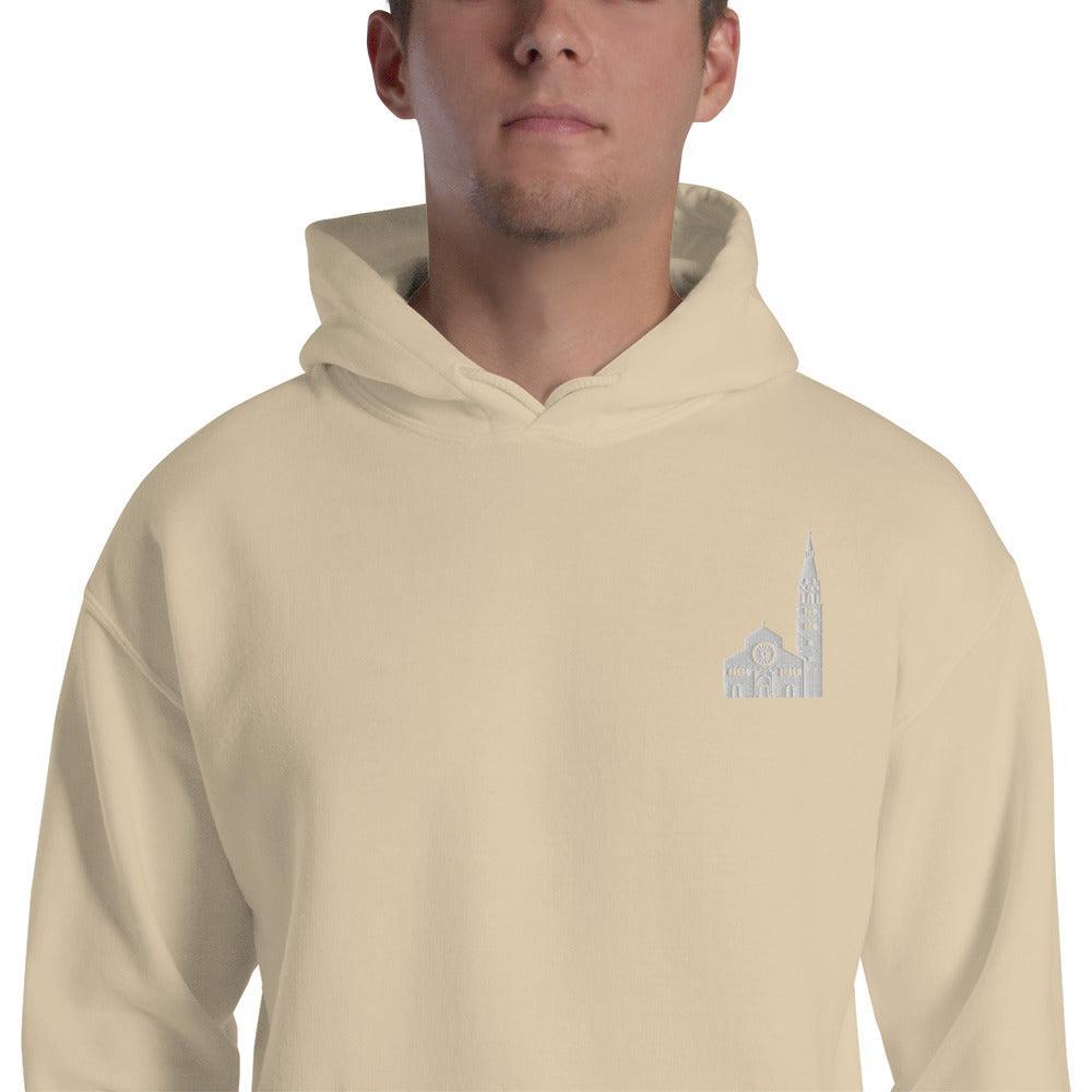Felpa Ricamata Unisex – Morbida con Cappuccio e Tasca Frontale – Stile Streetwear – Ghirlandina Modena