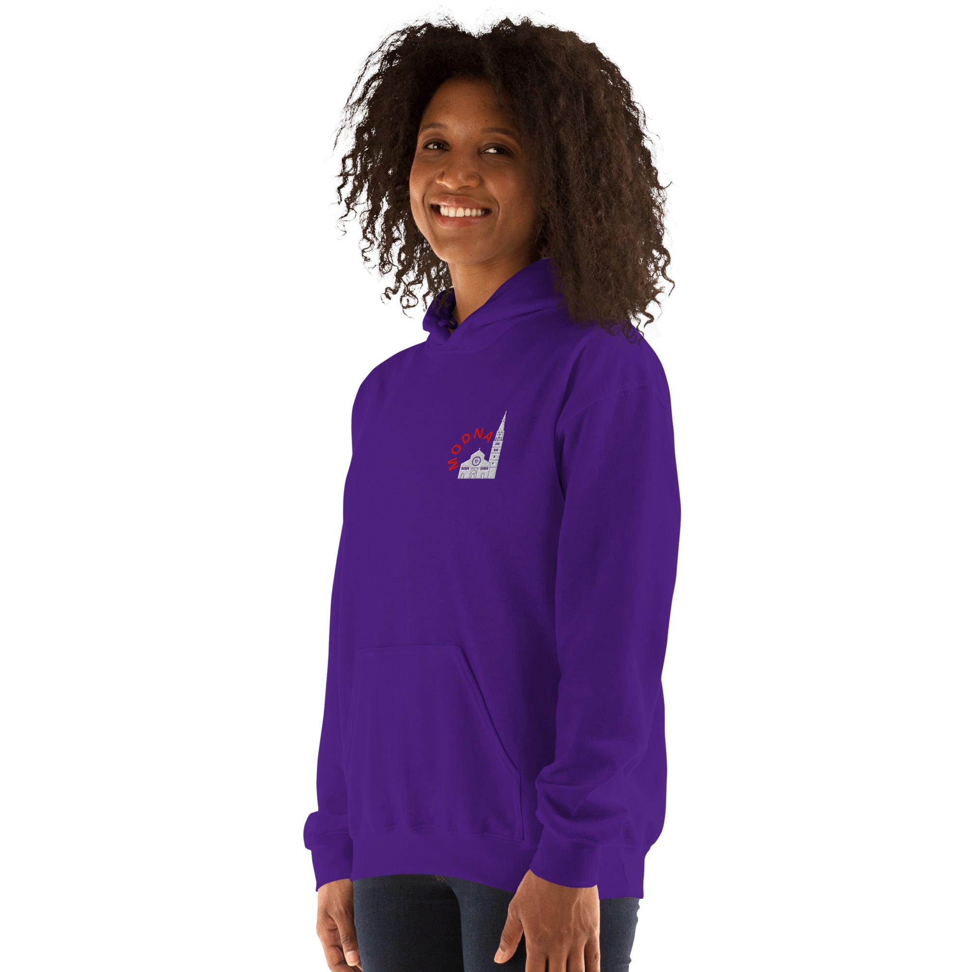 Felpa Ricamata Unisex – Morbida con Cappuccio e Tasca Frontale – Stile Streetwear – Ghirlandina Modna