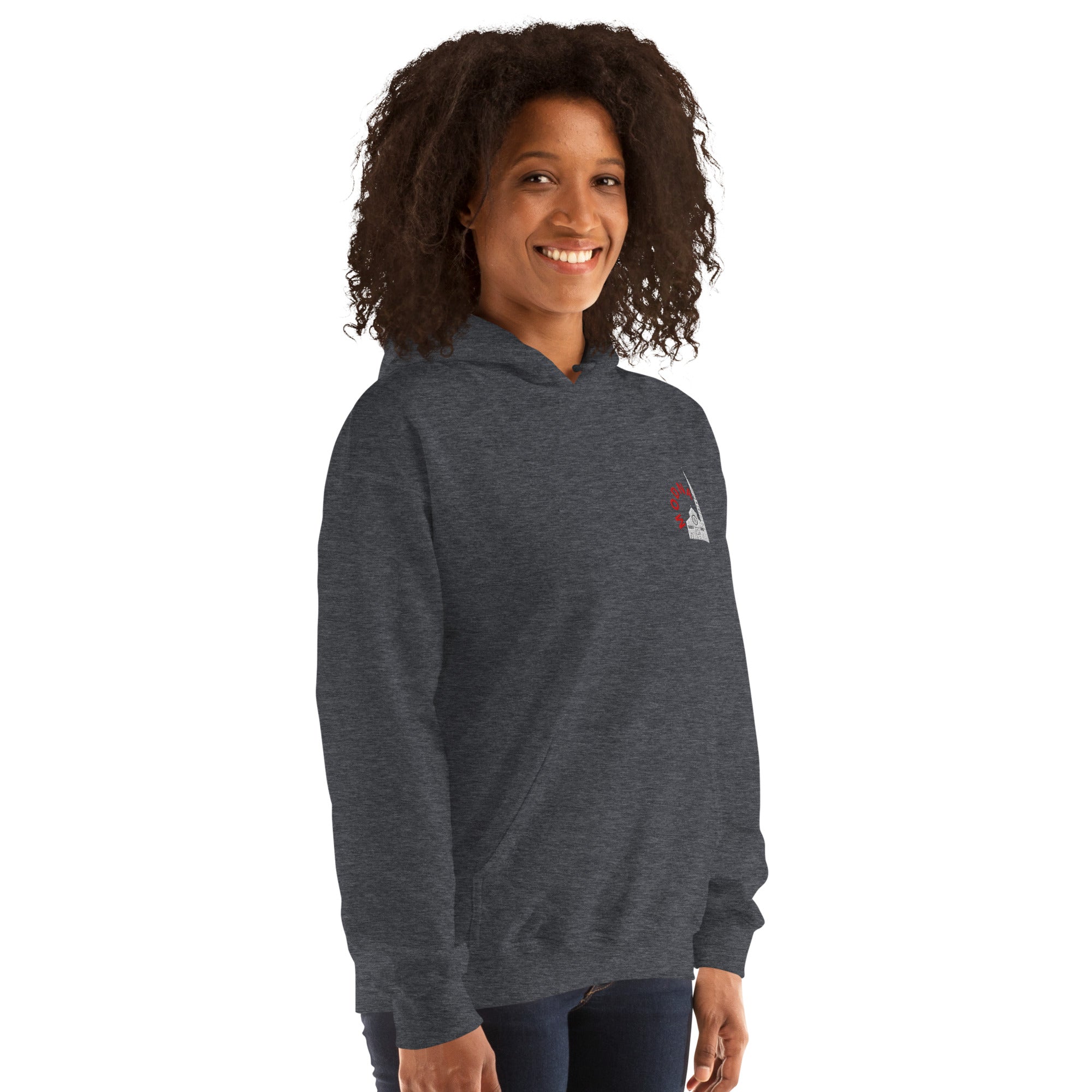 Felpa Ricamata Unisex – Morbida con Cappuccio e Tasca Frontale – Stile Streetwear – Ghirlandina Modna