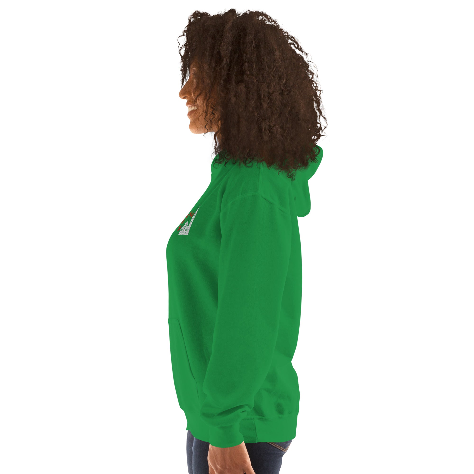 Felpa Ricamata Unisex – Morbida con Cappuccio e Tasca Frontale – Stile Streetwear – Ghirlandina Modna