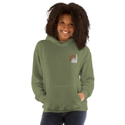 Felpa Ricamata Unisex – Morbida con Cappuccio e Tasca Frontale – Stile Streetwear – Ghirlandina Modna