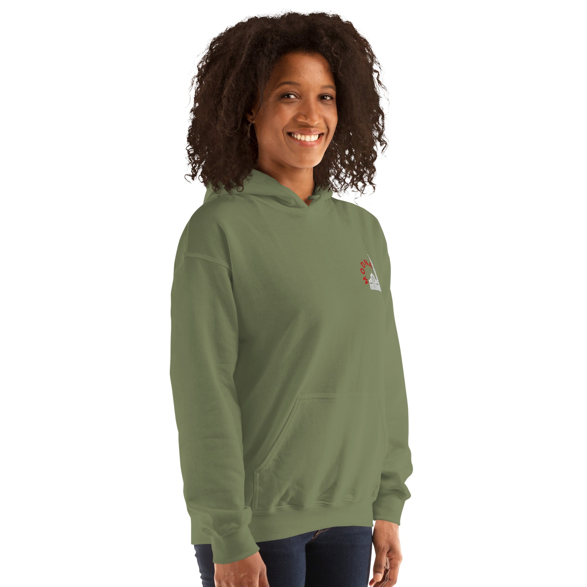 Felpa Ricamata Unisex – Morbida con Cappuccio e Tasca Frontale – Stile Streetwear – Ghirlandina Modna
