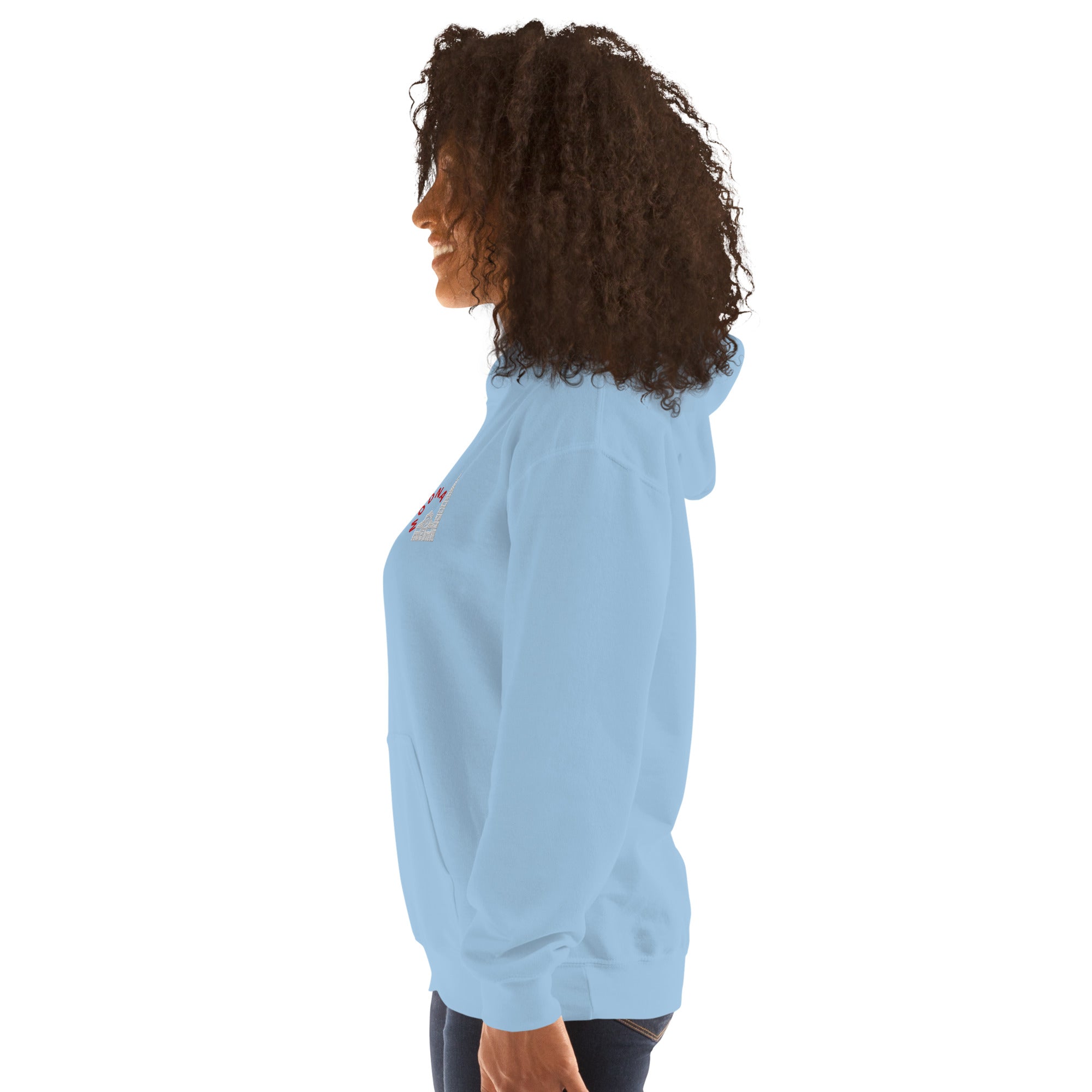Felpa Ricamata Unisex – Morbida con Cappuccio e Tasca Frontale – Stile Streetwear – Ghirlandina Modna