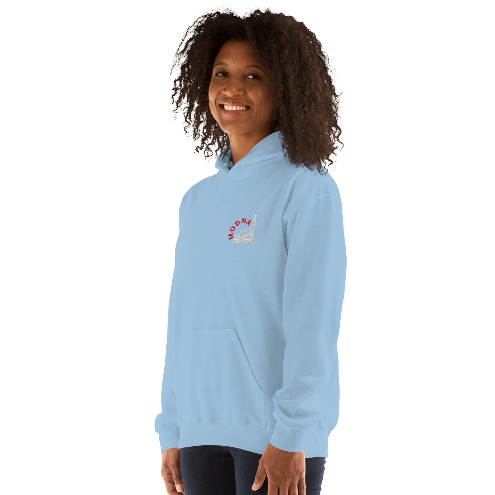 Felpa Ricamata Unisex – Morbida con Cappuccio e Tasca Frontale – Stile Streetwear – Ghirlandina Modna