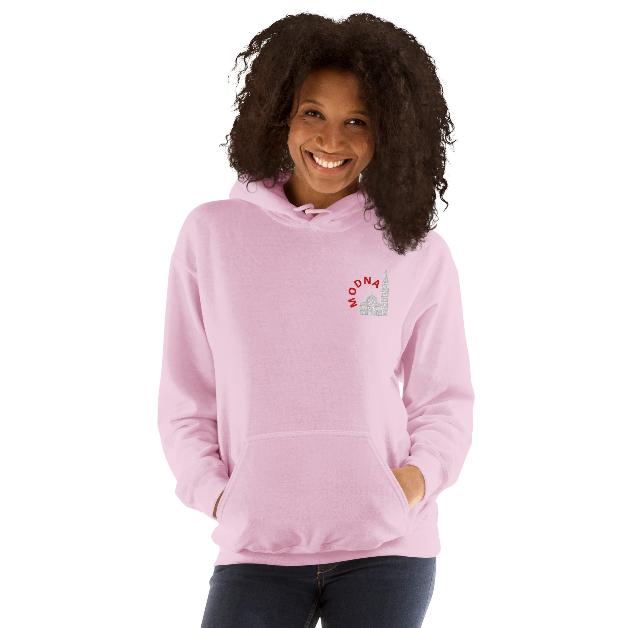 Felpa Ricamata Unisex – Morbida con Cappuccio e Tasca Frontale – Stile Streetwear – Ghirlandina Modna