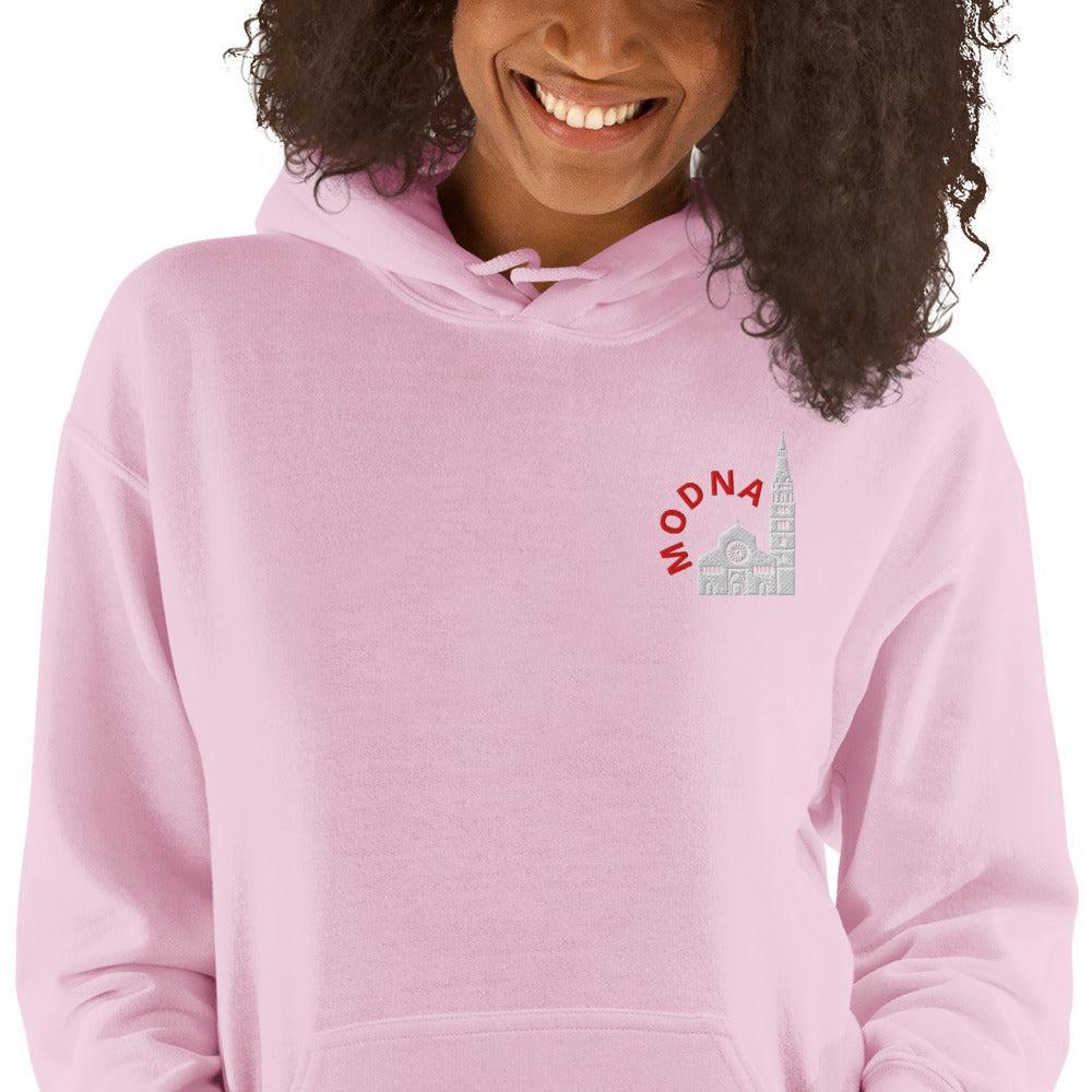 Felpa Ricamata Unisex – Morbida con Cappuccio e Tasca Frontale – Stile Streetwear – Ghirlandina Modna