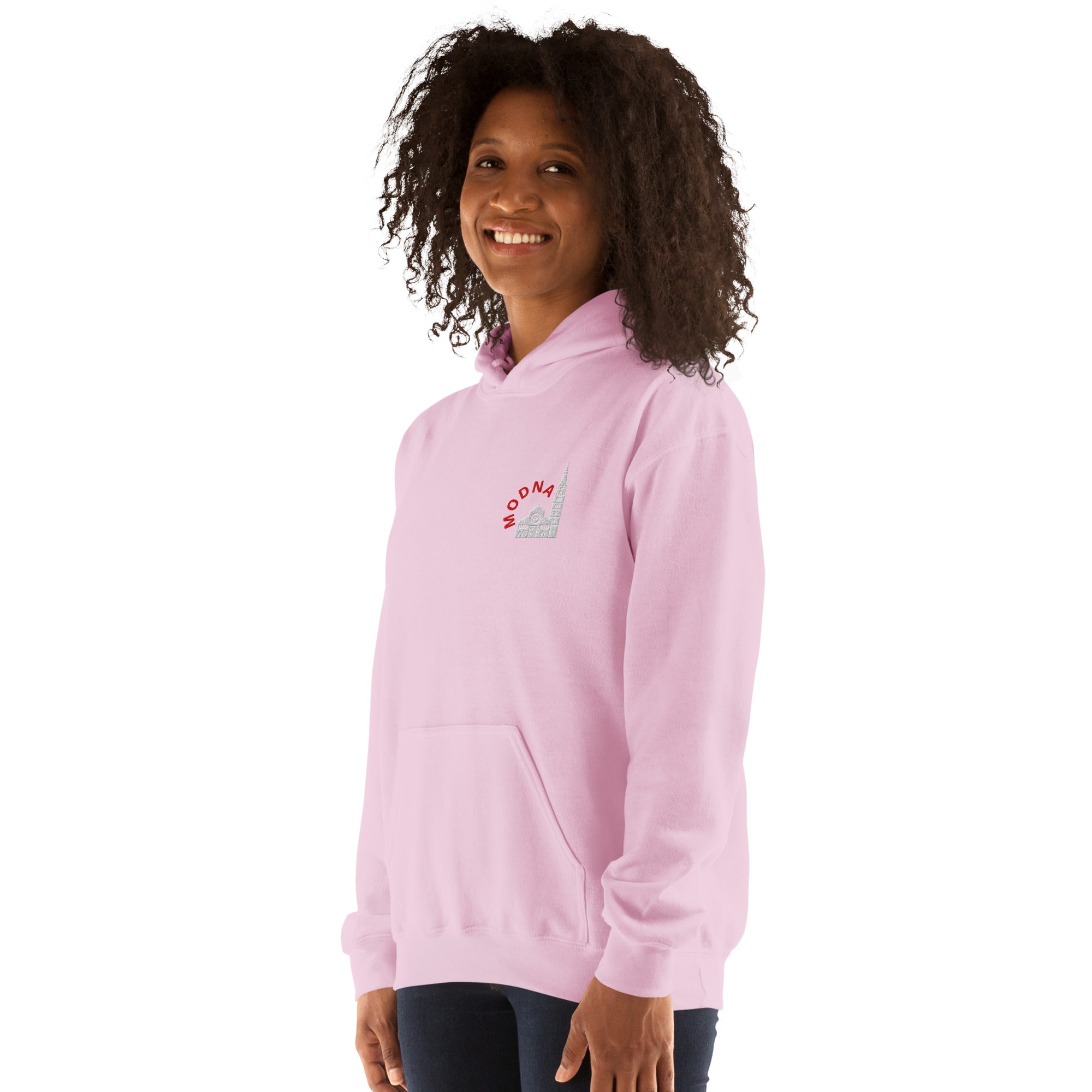 Felpa Ricamata Unisex – Morbida con Cappuccio e Tasca Frontale – Stile Streetwear – Ghirlandina Modna