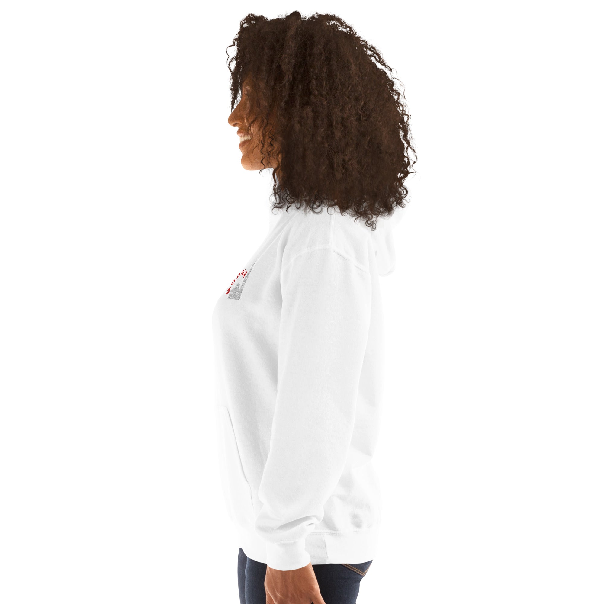 Felpa Ricamata Unisex – Morbida con Cappuccio e Tasca Frontale – Stile Streetwear – Ghirlandina Modna