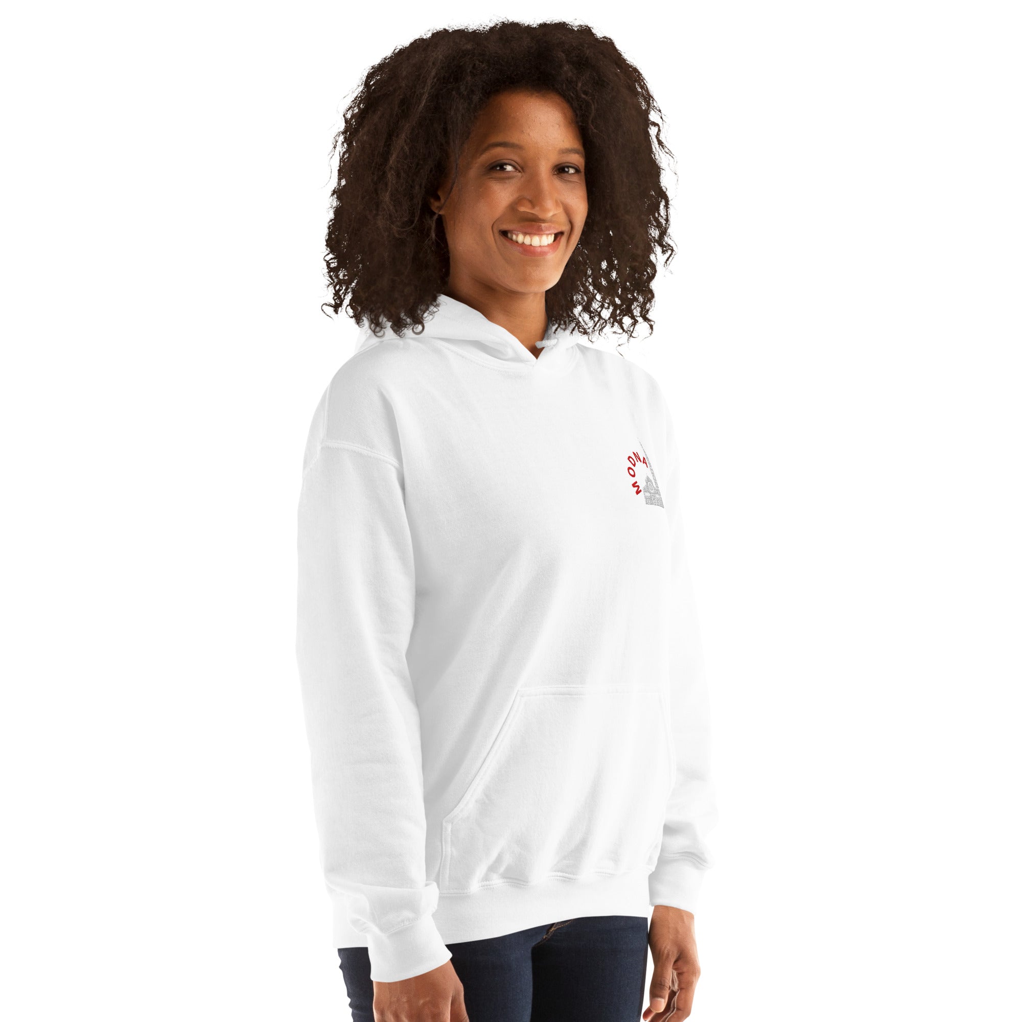 Felpa Ricamata Unisex – Morbida con Cappuccio e Tasca Frontale – Stile Streetwear – Ghirlandina Modna